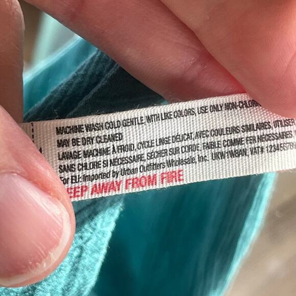 Free People Intimately Green Scoop Neck Layered Tank Top Size M - Picture 6 of 6